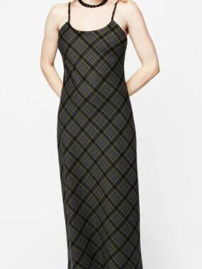 Reseda Check Midaxi Cami Dress